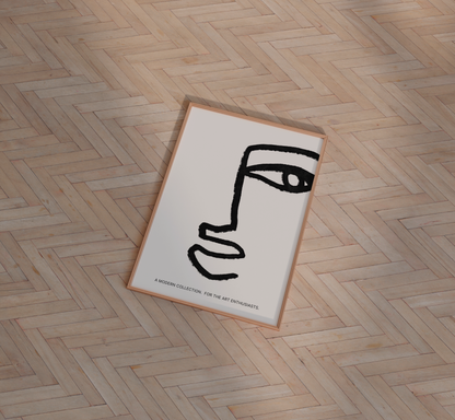 Modern Art Enthusiasts Print - BYHONEYSTUDIOS
