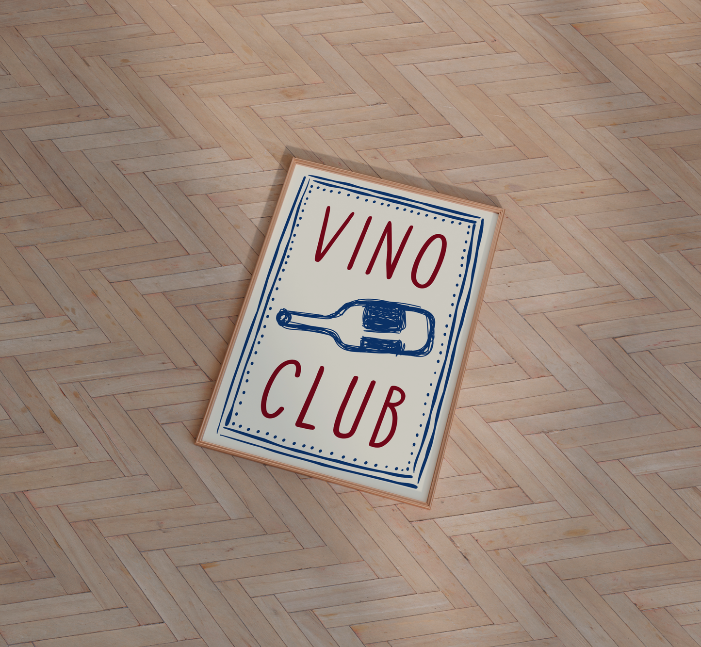 Vino Club Print - BYHONEYSTUDIOS
