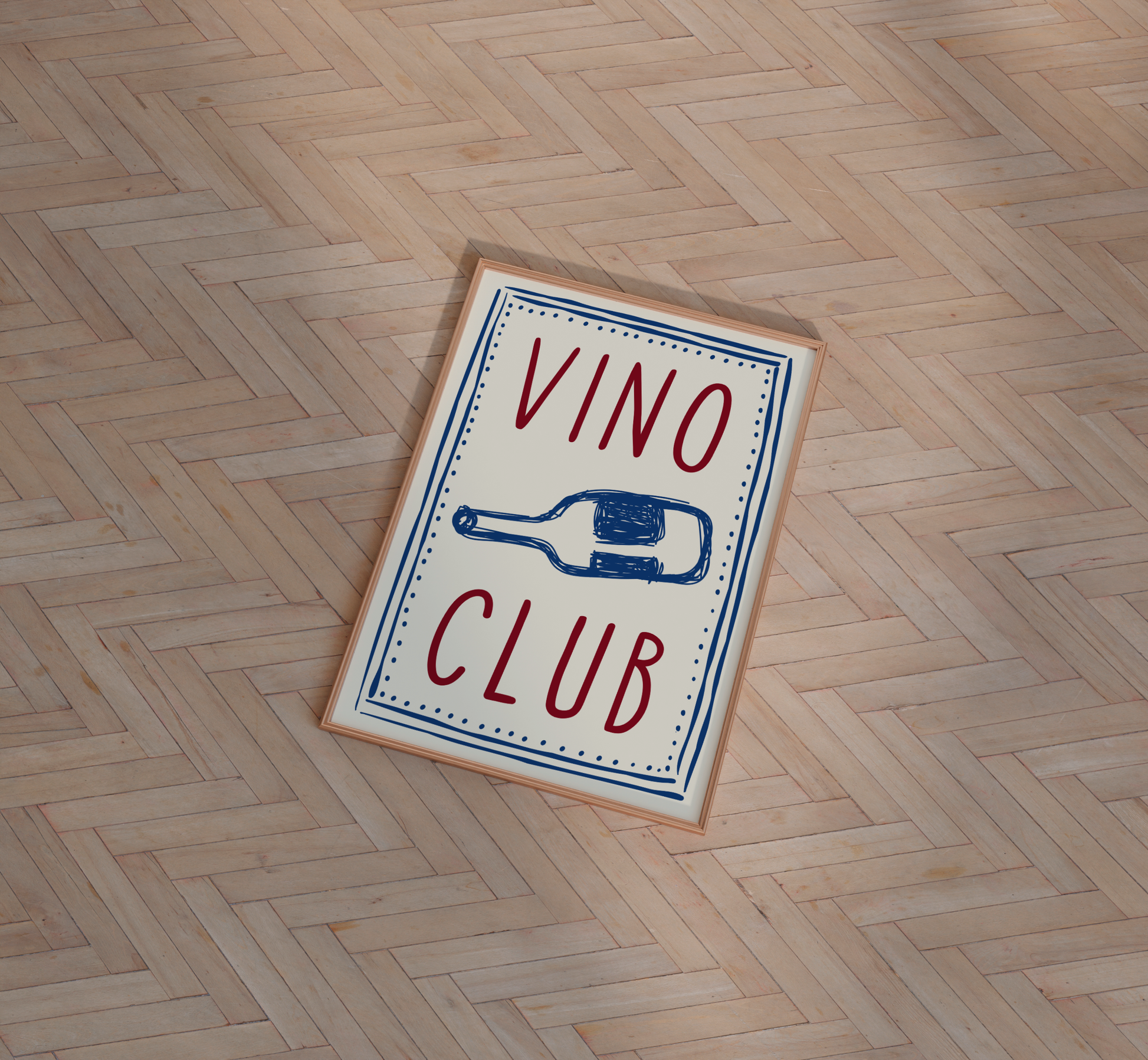 Vino Club Print - BYHONEYSTUDIOS