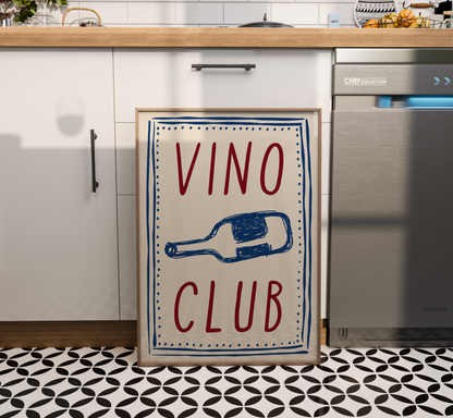 Vino Club Print - BYHONEYSTUDIOS