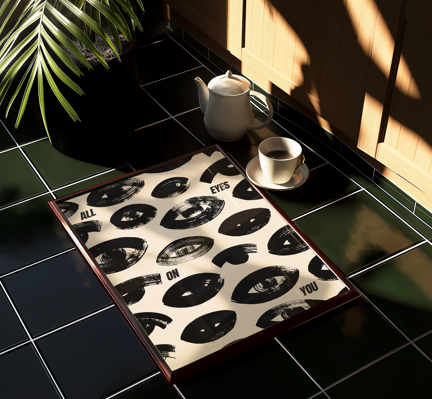 All Eyes On You Print - BYHONEYSTUDIOS