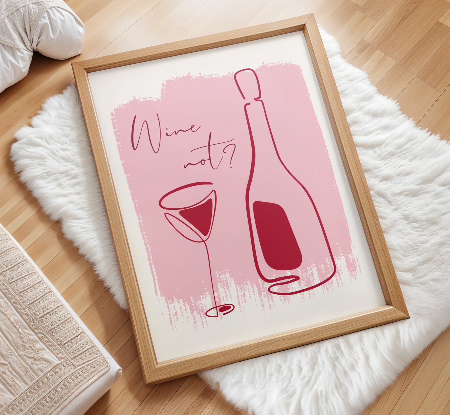 Wine Not? Print - BYHONEYSTUDIOS