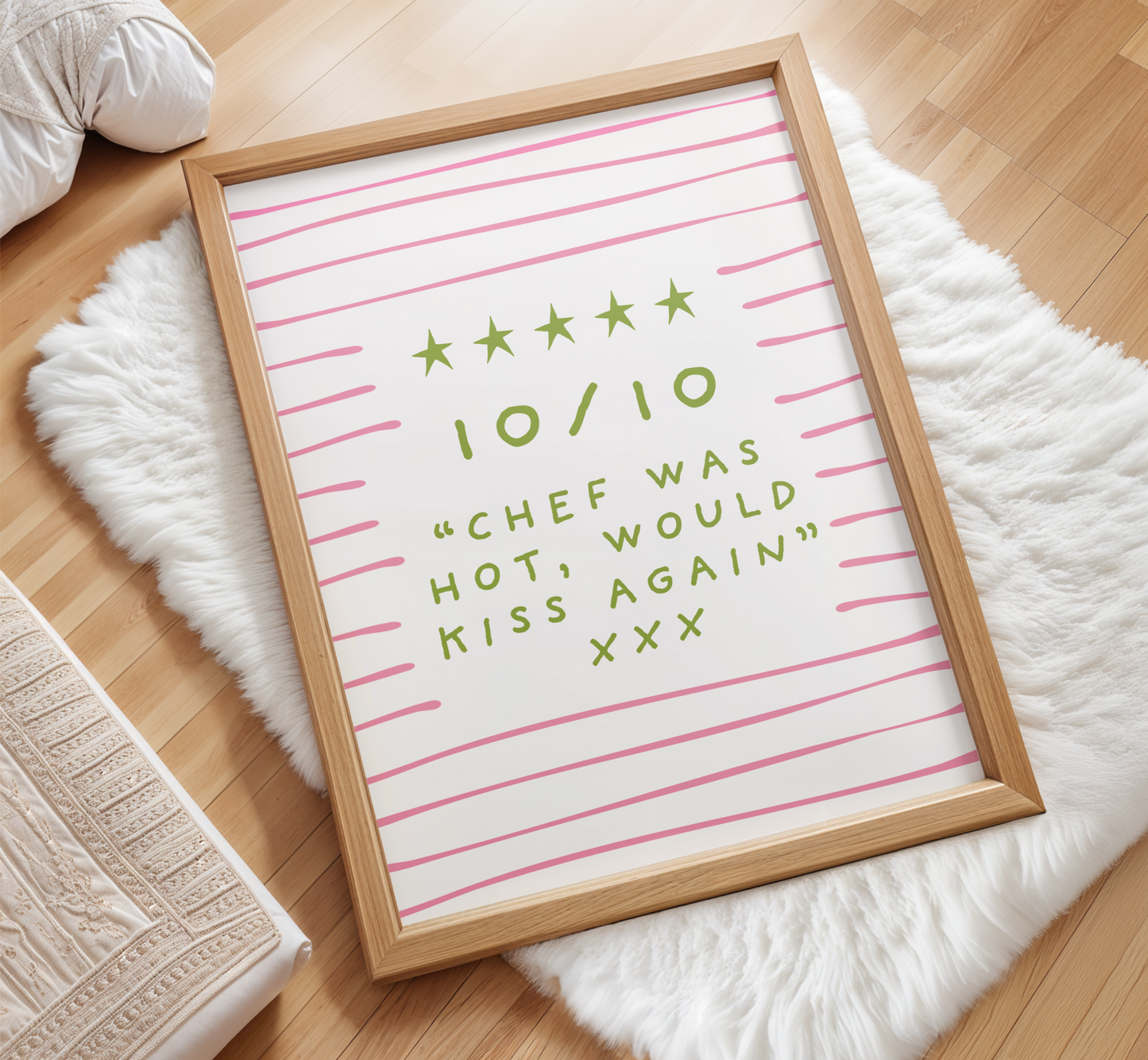 Chef Was Hot Print - BYHONEYSTUDIOS