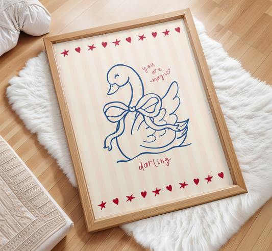 You Are Magic Darling Print - BYHONEYSTUDIOS