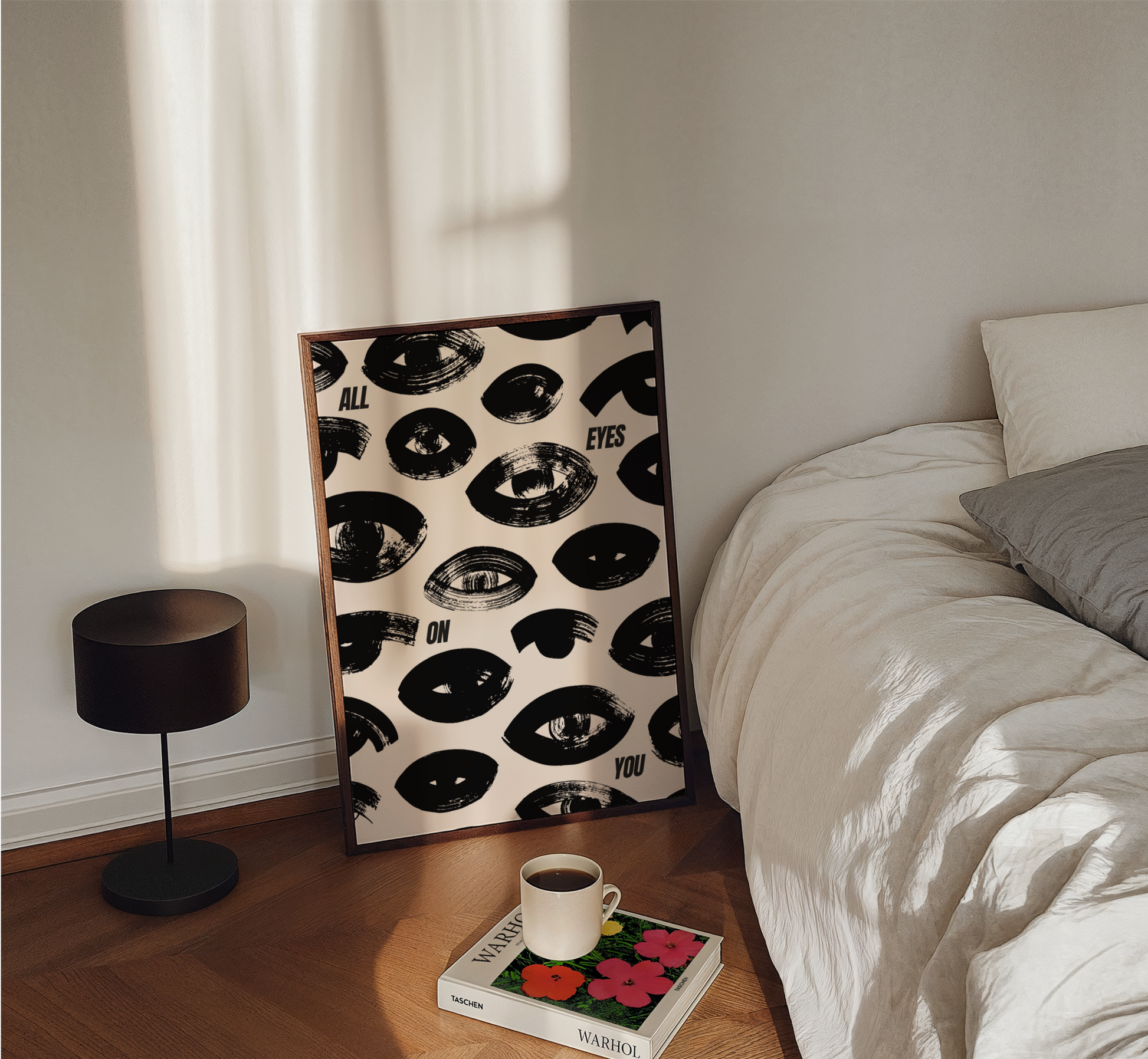 All Eyes On You Print - BYHONEYSTUDIOS