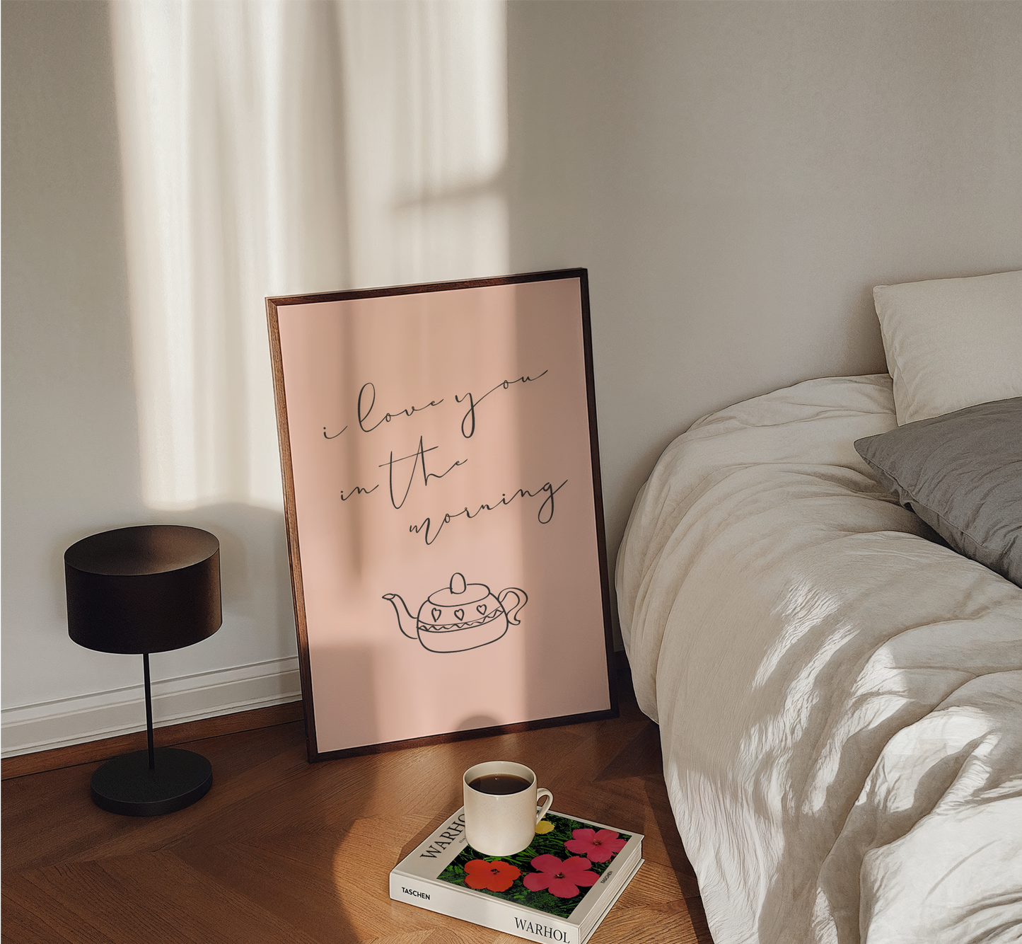 I Love You In The Morning Print - BYHONEYSTUDIOS