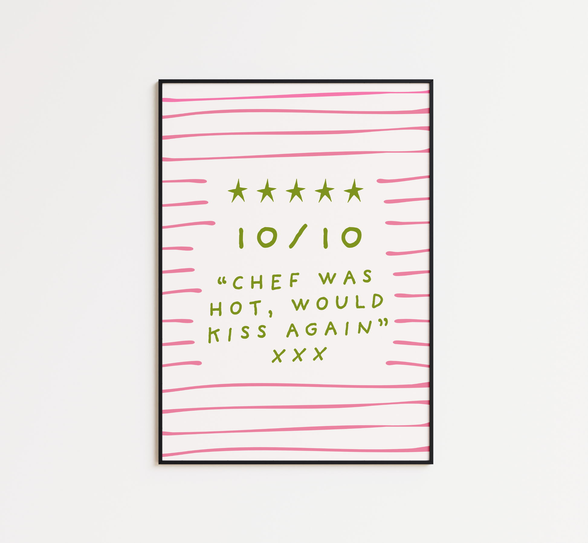 Chef Was Hot Print - BYHONEYSTUDIOS