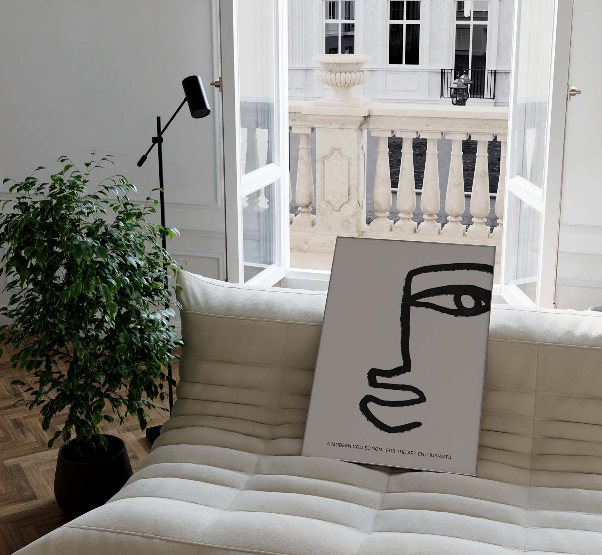 Modern Art Enthusiasts Print - BYHONEYSTUDIOS