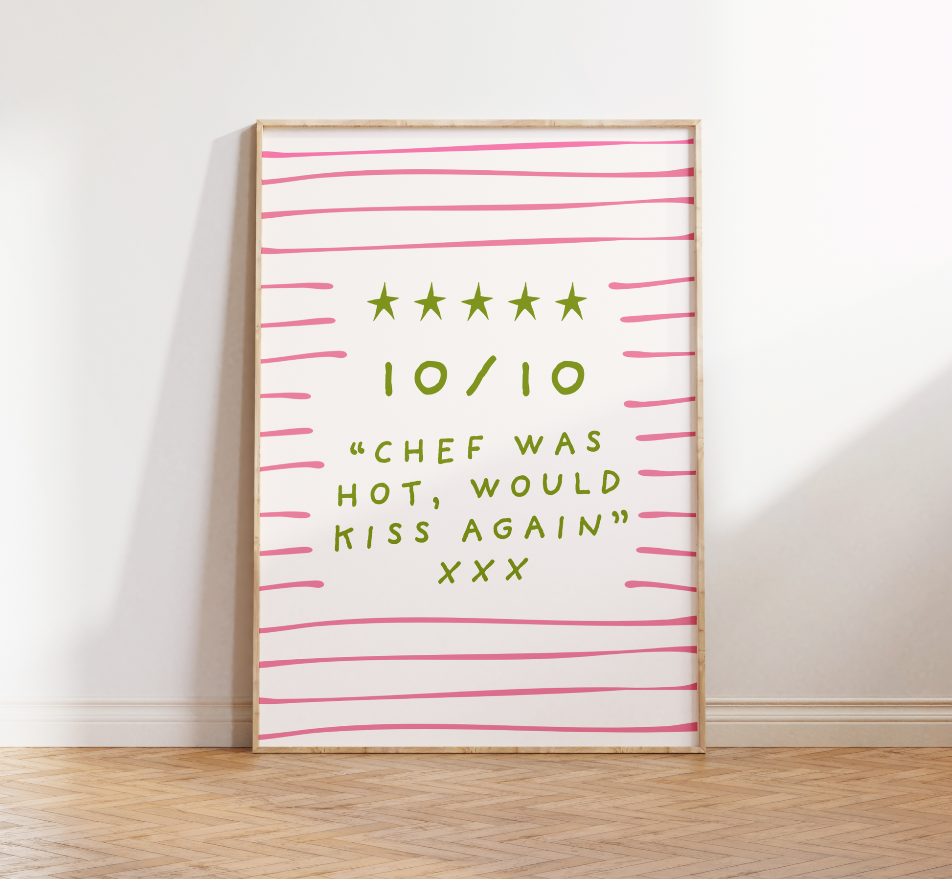 Chef Was Hot Print - BYHONEYSTUDIOS