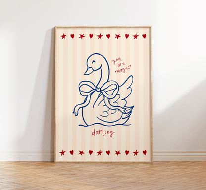 You Are Magic Darling Print - BYHONEYSTUDIOS