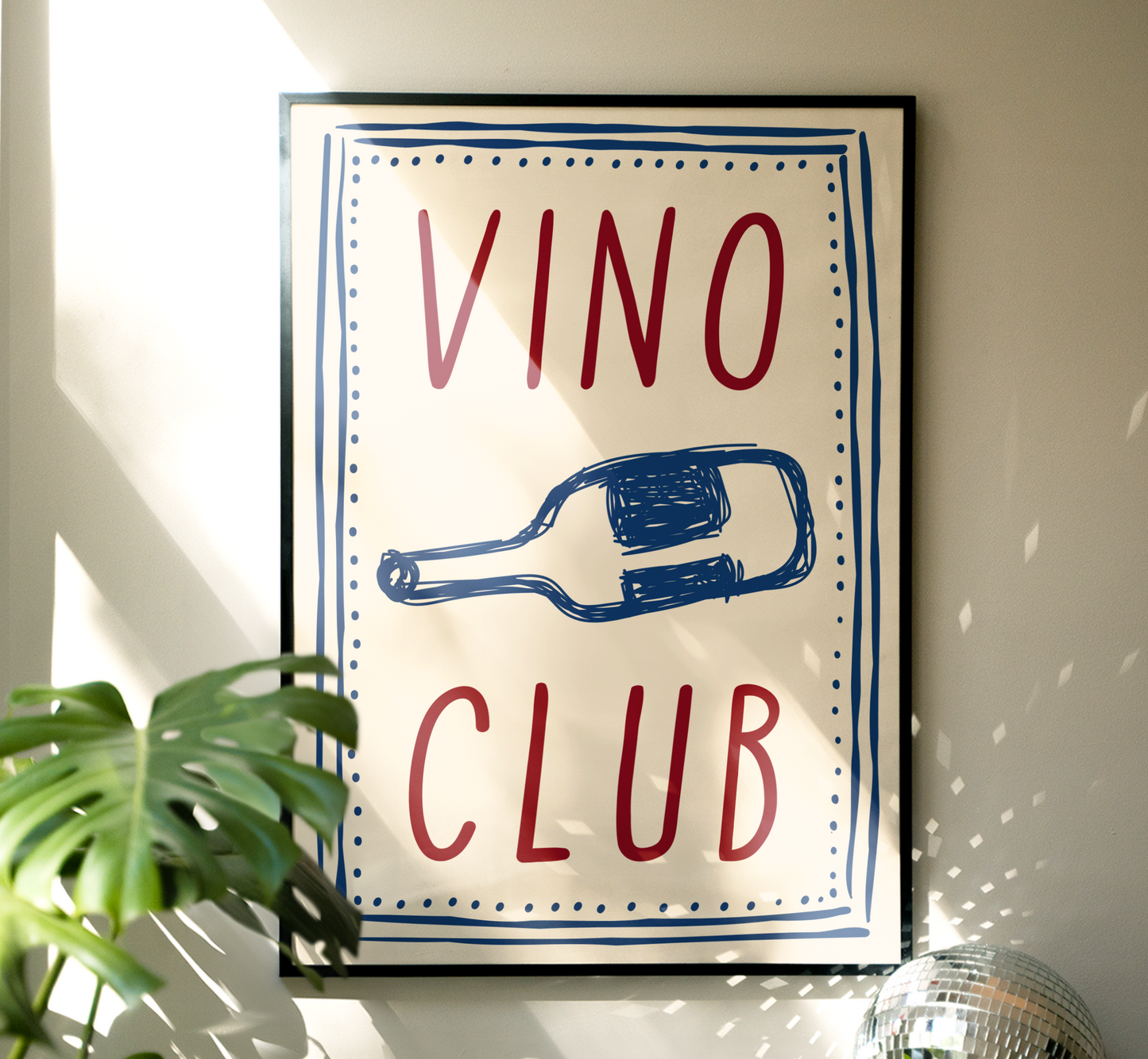 Vino Club Print - BYHONEYSTUDIOS