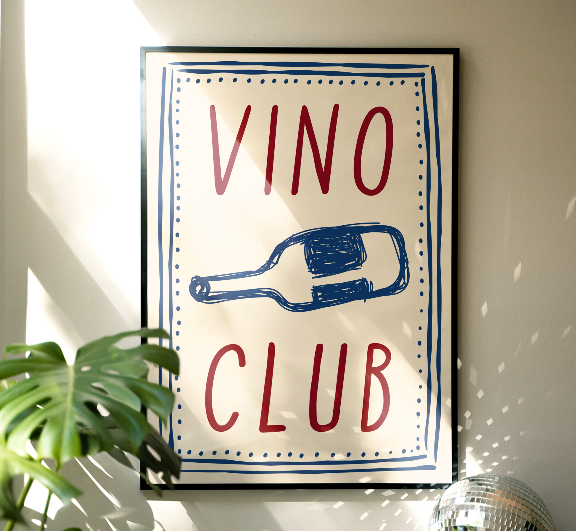 Vino Club Print - BYHONEYSTUDIOS