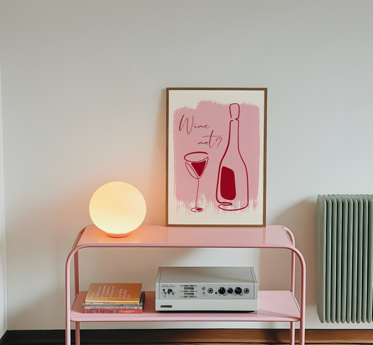 Wine Not? Print - BYHONEYSTUDIOS