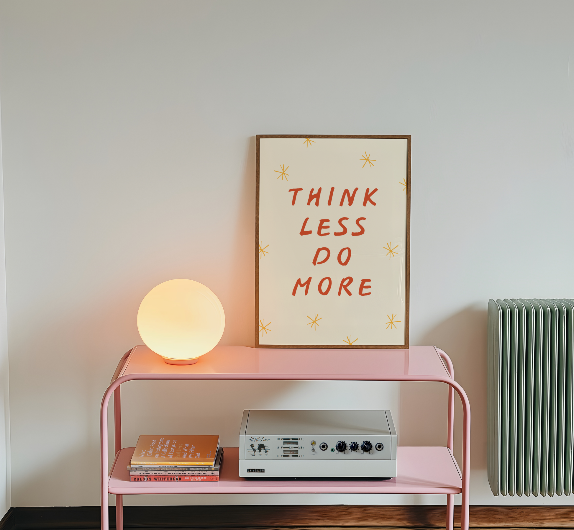 Think Less Do More Quote Print - BYHONEYSTUDIOS