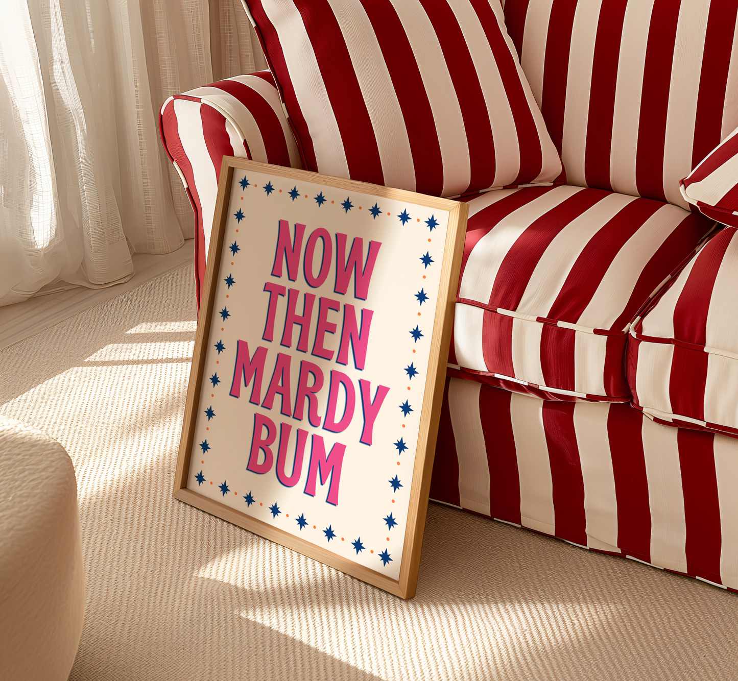 Now Then Mardy Bum Print - BYHONEYSTUDIOS