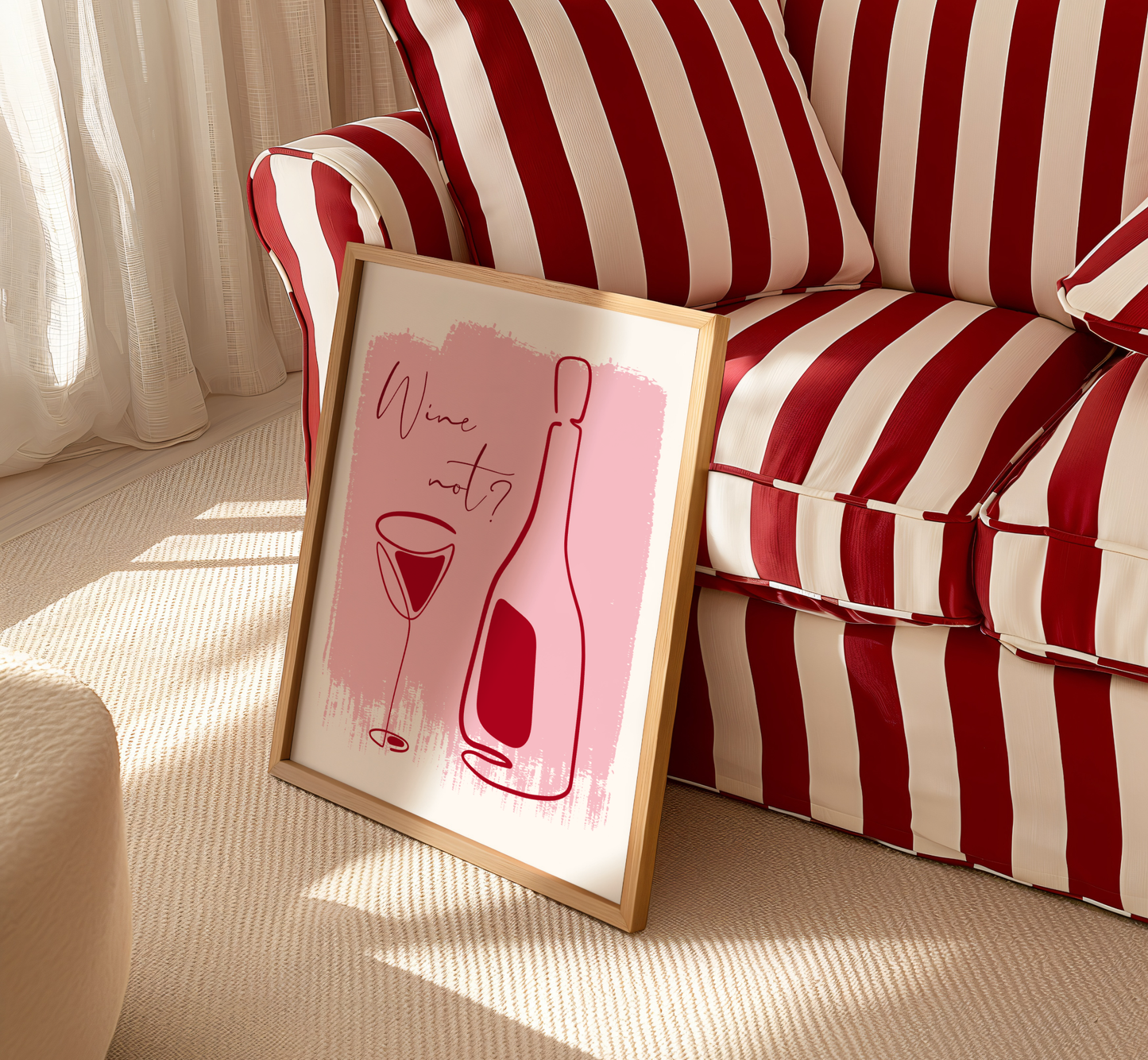 Wine Not? Print - BYHONEYSTUDIOS