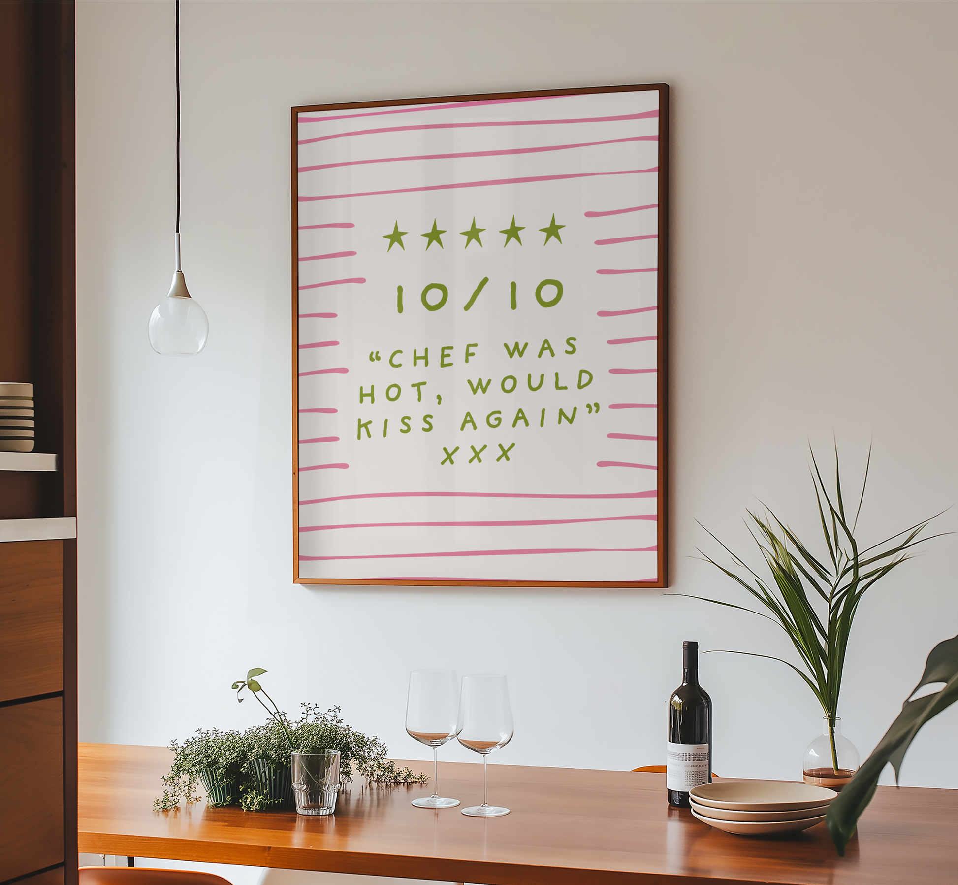Chef Was Hot Print - BYHONEYSTUDIOS