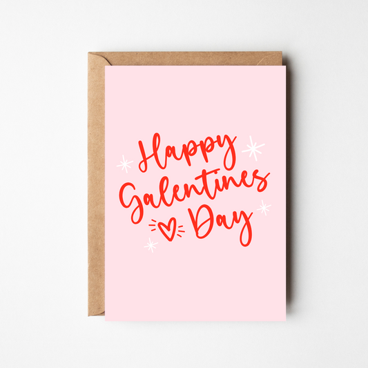 A6 Happy Galentines Day Card