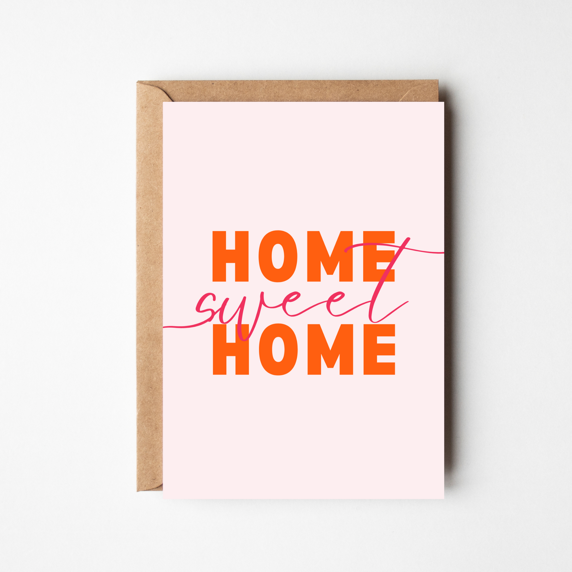 A6 Home Sweet Home Card - BYHONEYSTUDIOS