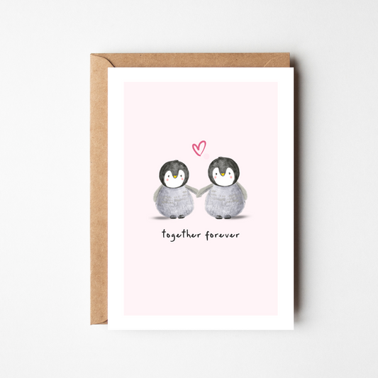 A6 Together Forever Card - BYHONEYSTUDIOS