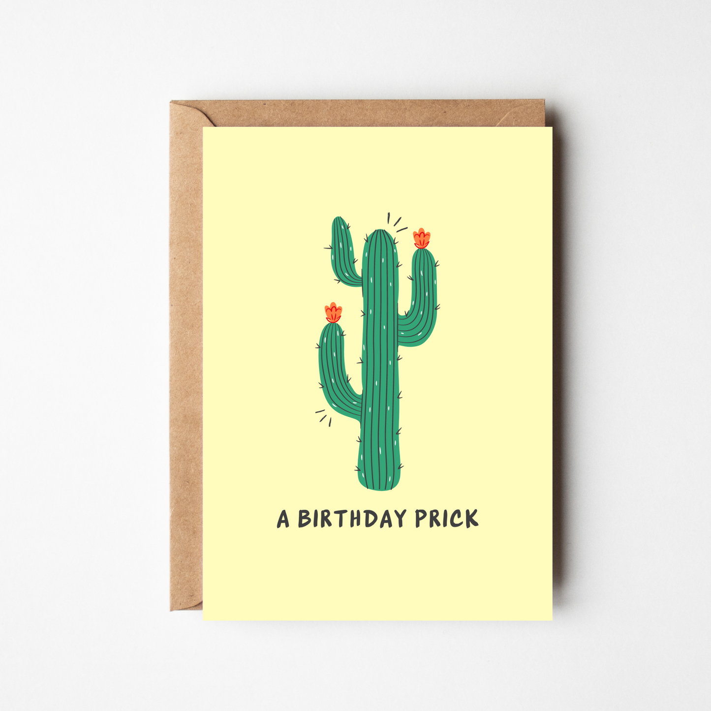 A6 Birthday Prick Card - BYHONEYSTUDIOS