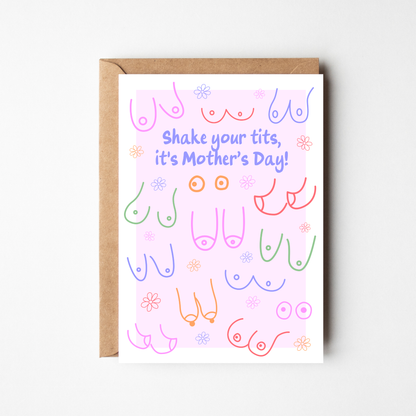 A6 Funny Mother's Day Card - BYHONEYSTUDIOS