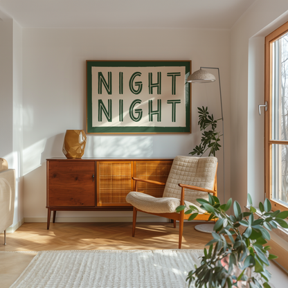 Night Night Print - BYHONEYSTUDIOS