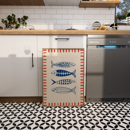 Sardines Fish Print - BYHONEYSTUDIOS