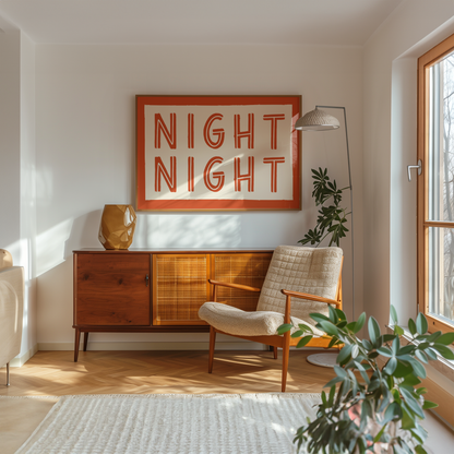 Night Night Print - BYHONEYSTUDIOS
