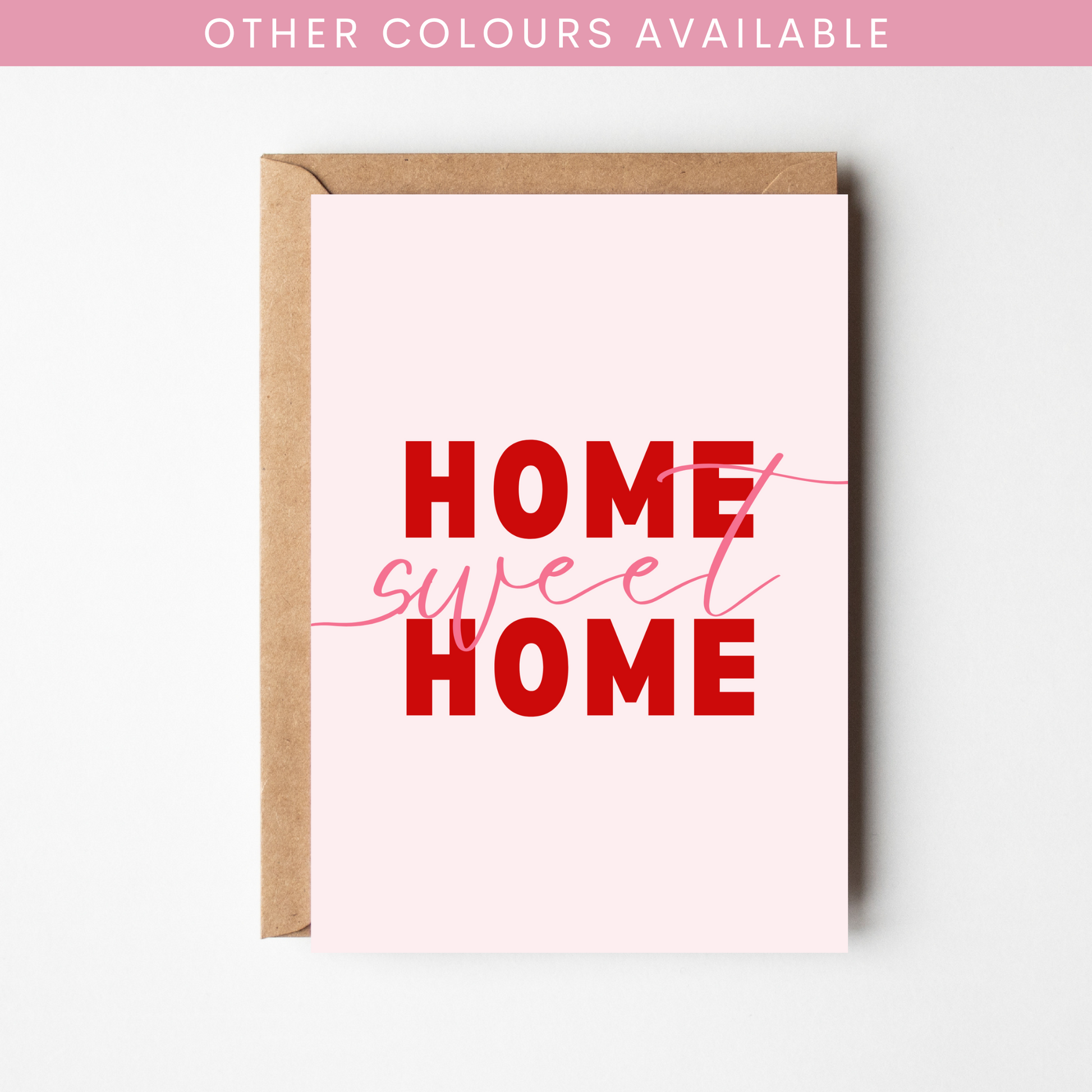 A6 Home Sweet Home Card - BYHONEYSTUDIOS