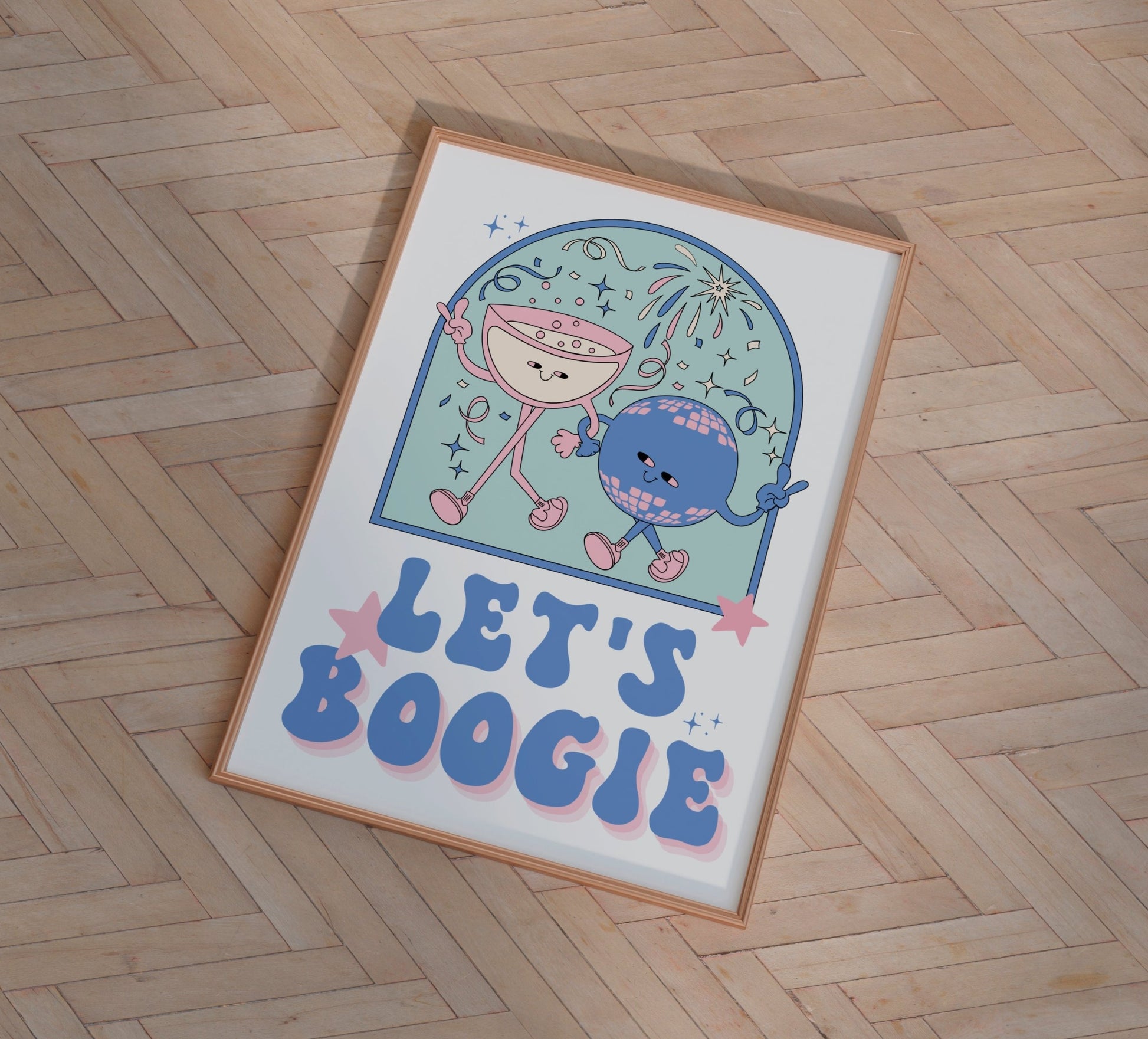 Lets Boogie Print - BYHONEYSTUDIOS