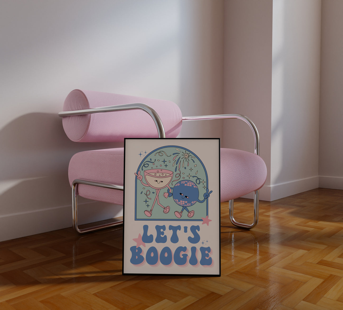 Lets Boogie Print - BYHONEYSTUDIOS