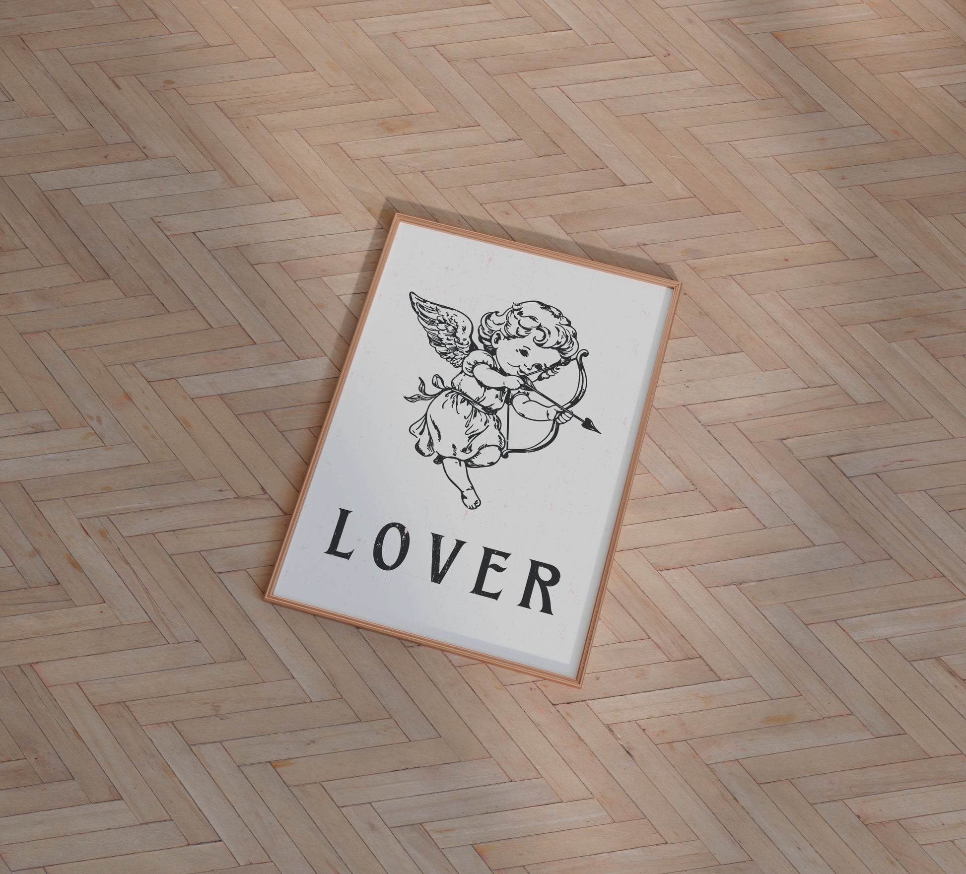 Lover Cherub Print - BYHONEYSTUDIOS