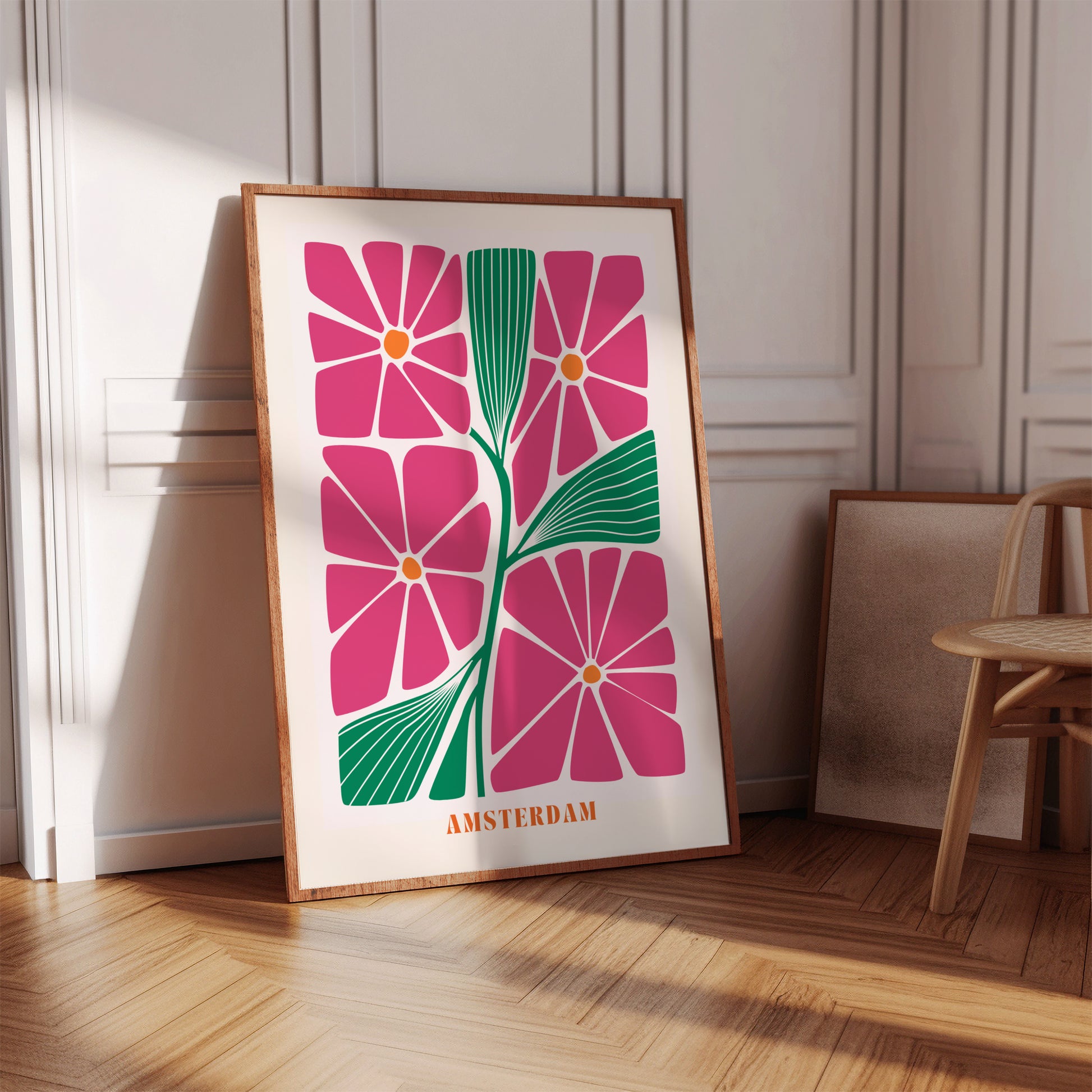 Amsterdam Flowers Print - BYHONEYSTUDIOS