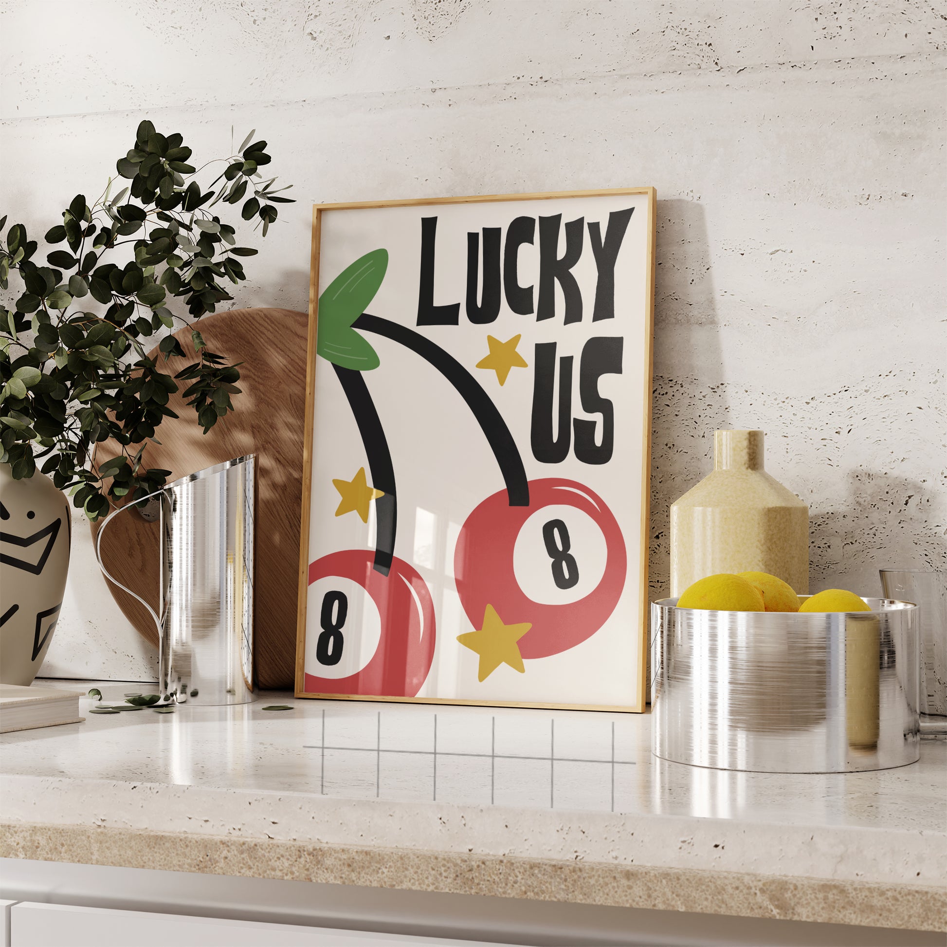 Lucky Us Print - BYHONEYSTUDIOS