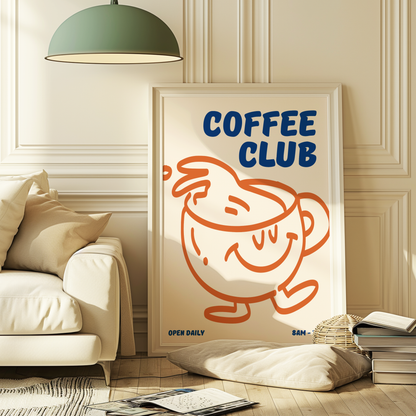 Coffee Club Print