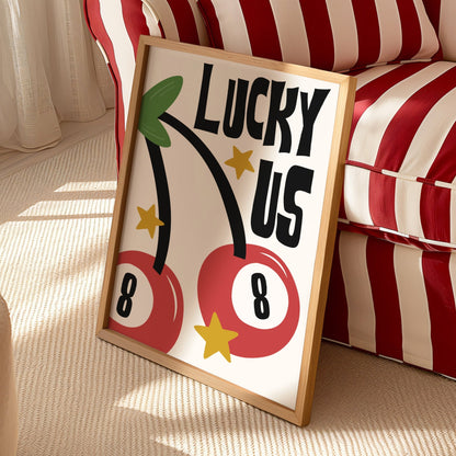 Lucky Us Print - BYHONEYSTUDIOS