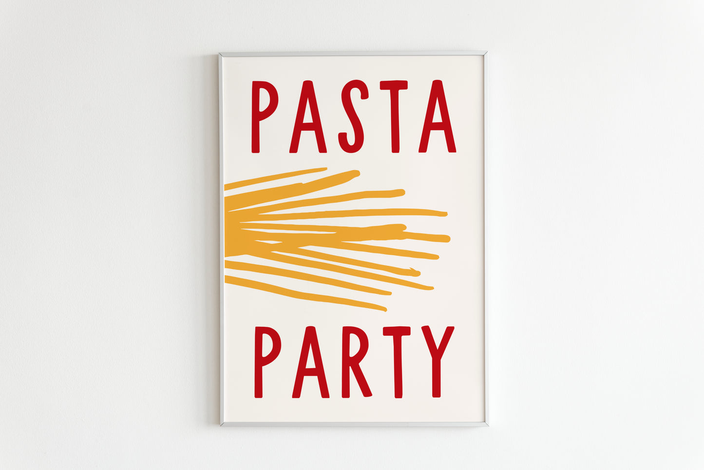 Pasta Party Print - BYHONEYSTUDIOS