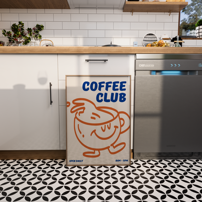 Coffee Club Print