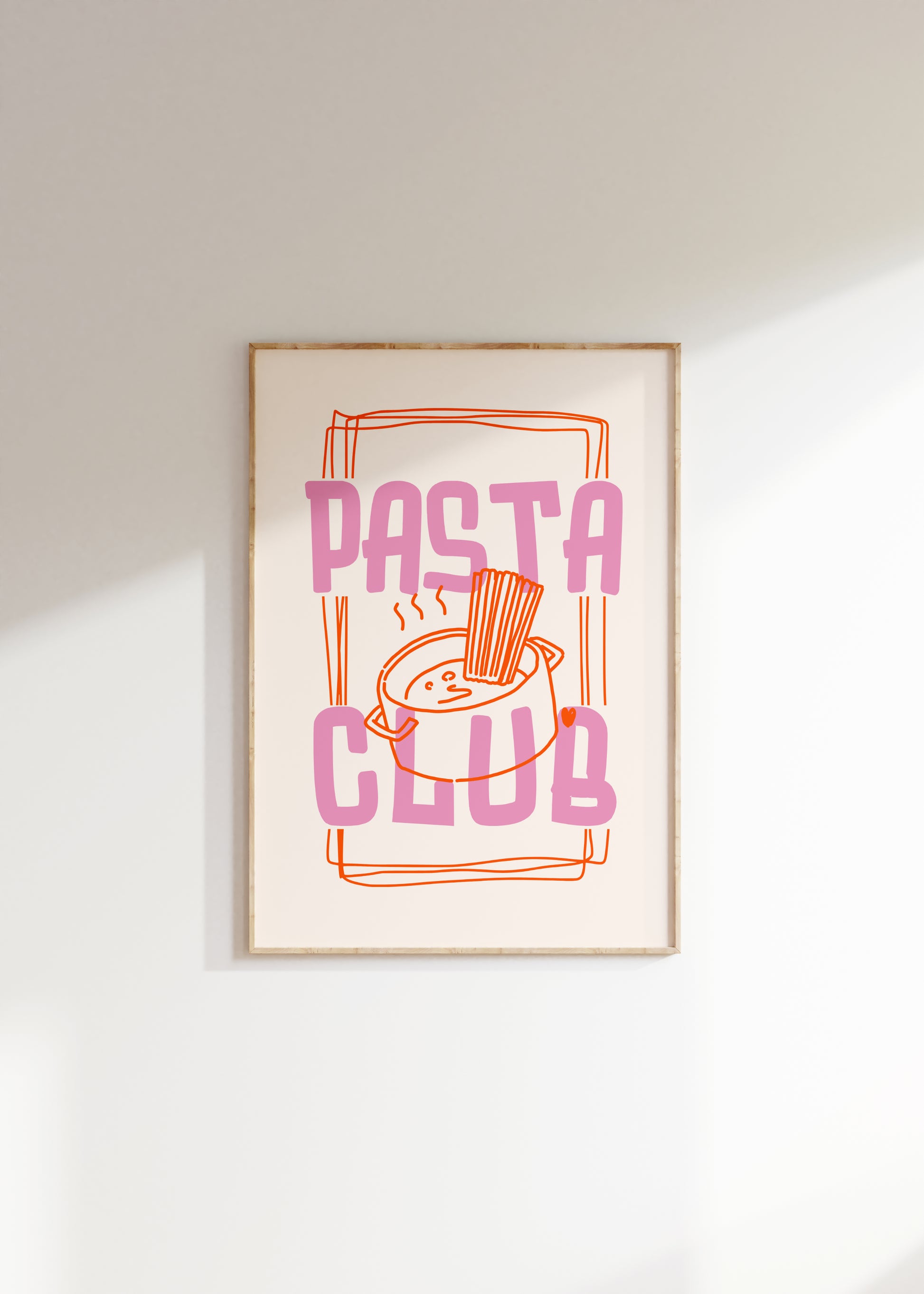 Pasta Club Print - BYHONEYSTUDIOS