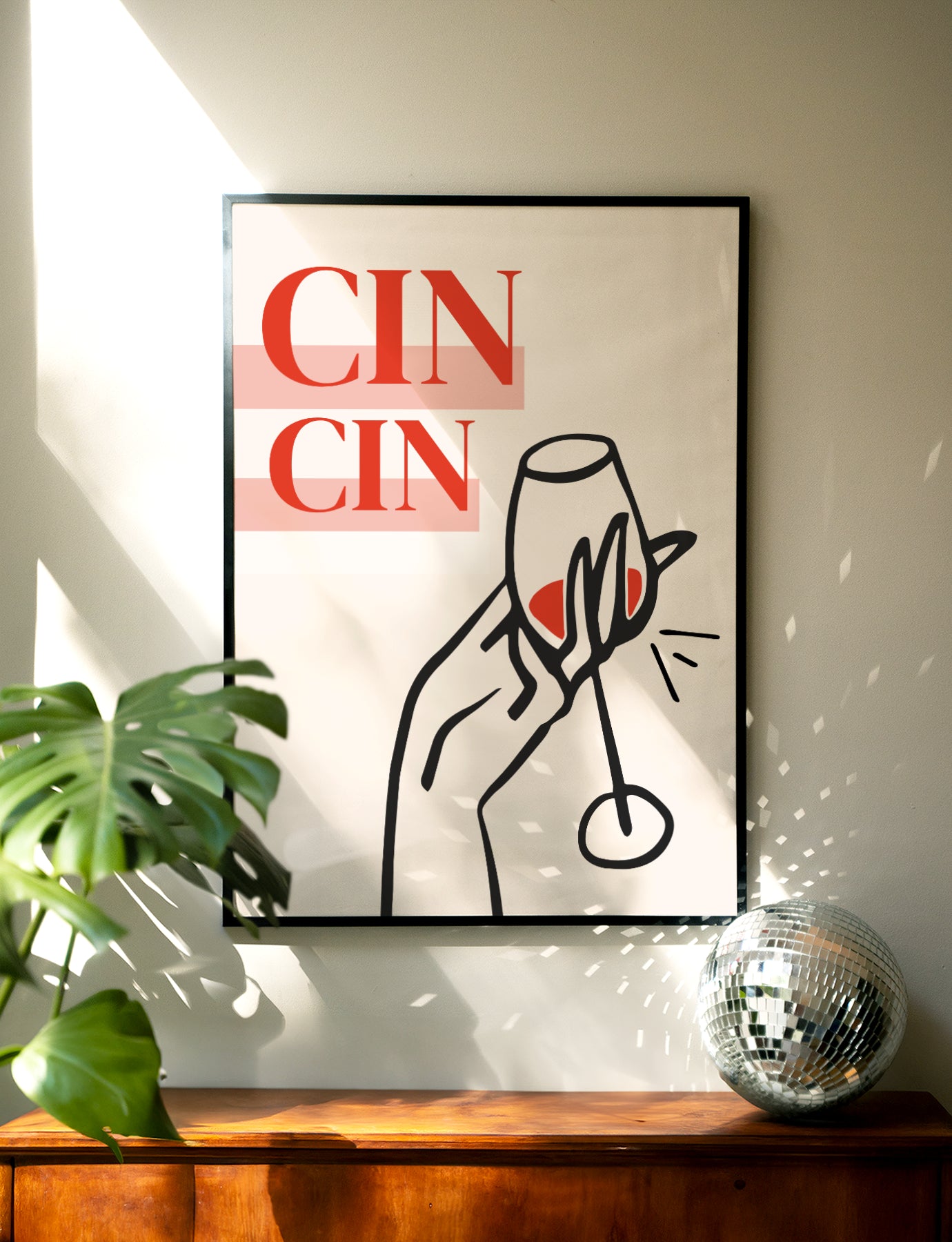 Cin Cin Print - BYHONEYSTUDIOS