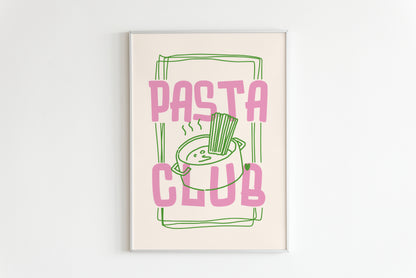 Pasta Club Print - BYHONEYSTUDIOS