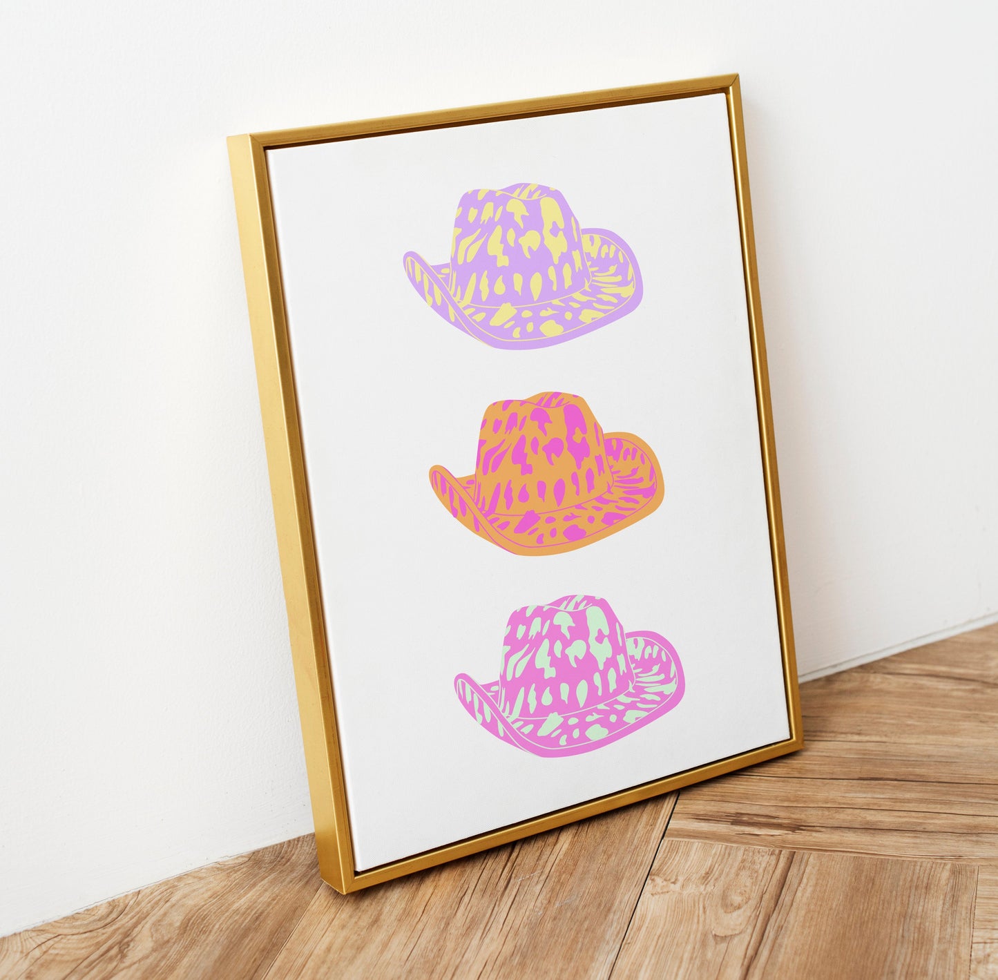 Cowboy Hat Print - BYHONEYSTUDIOS