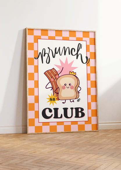 Brunch Club Print - BYHONEYSTUDIOS