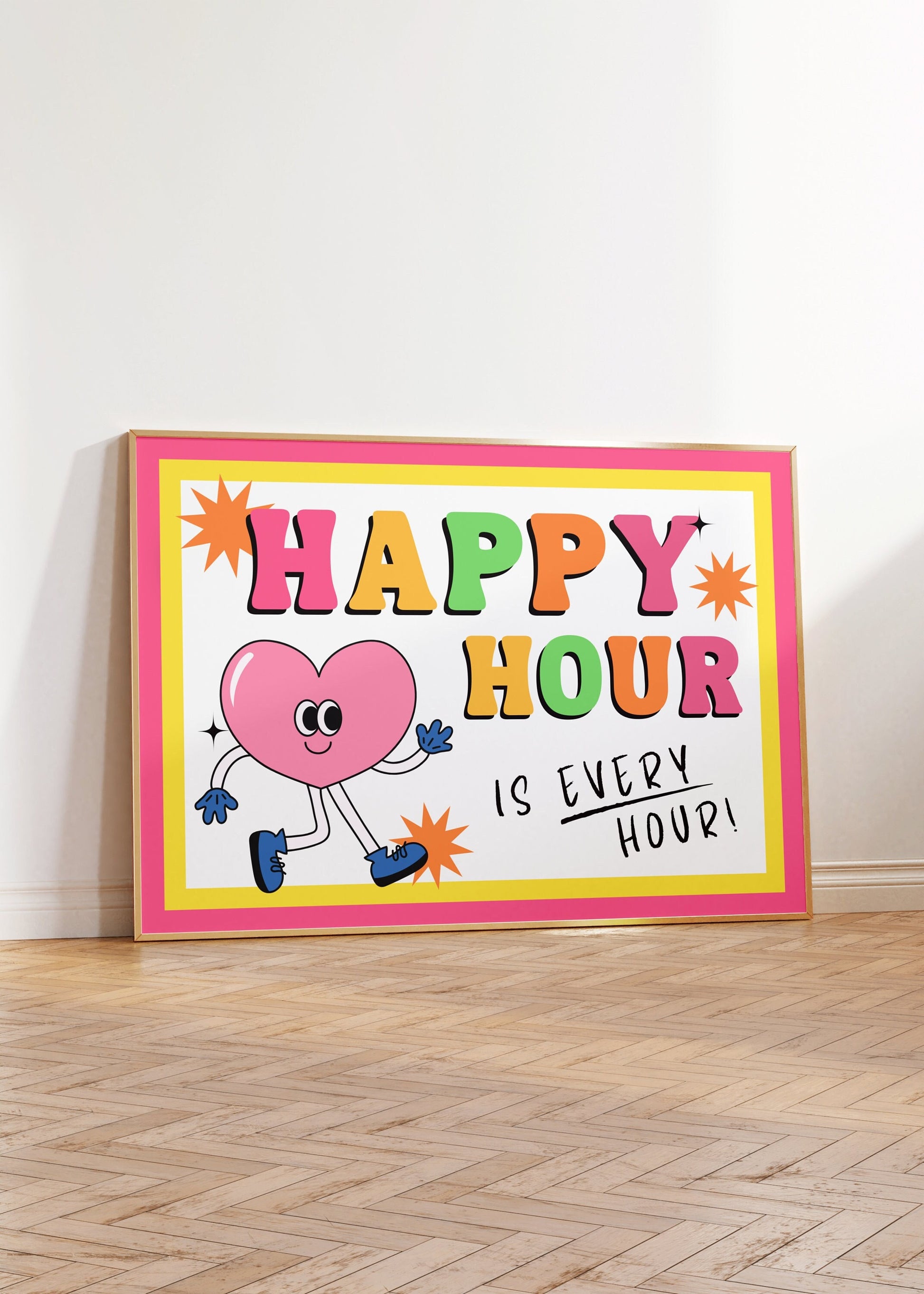 Happy Hour Print - BYHONEYSTUDIOS