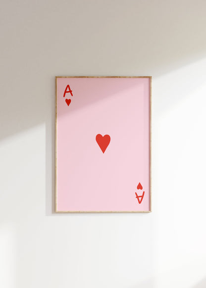 Playing Cards Print - BYHONEYSTUDIOS