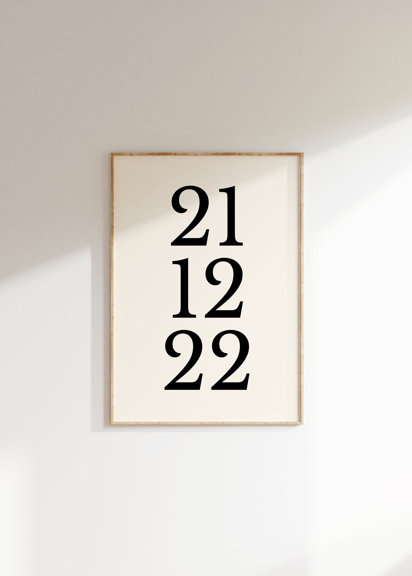 Personalised Date Print - BYHONEYSTUDIOS