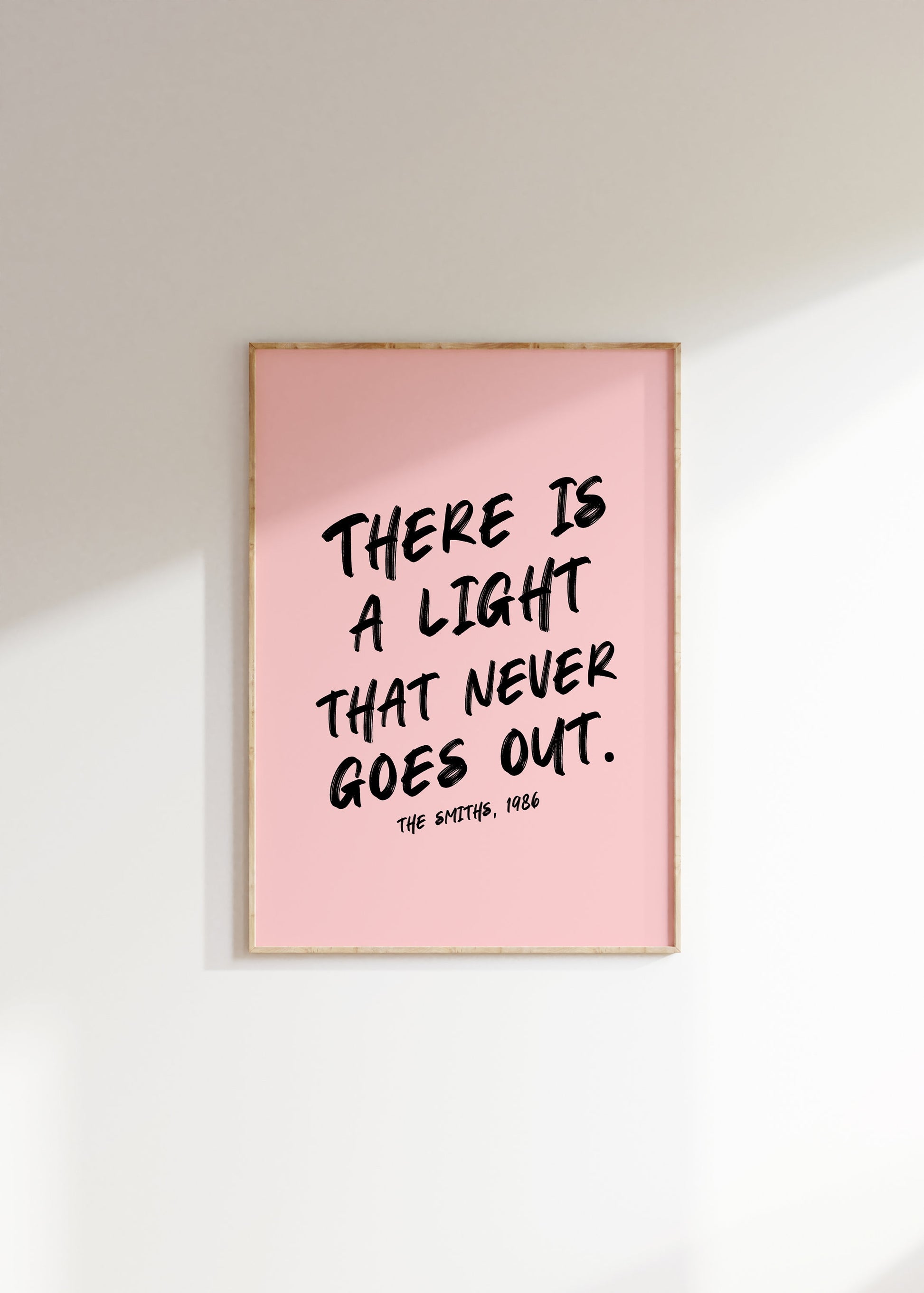 The Smiths Lyrics Print - BYHONEYSTUDIOS