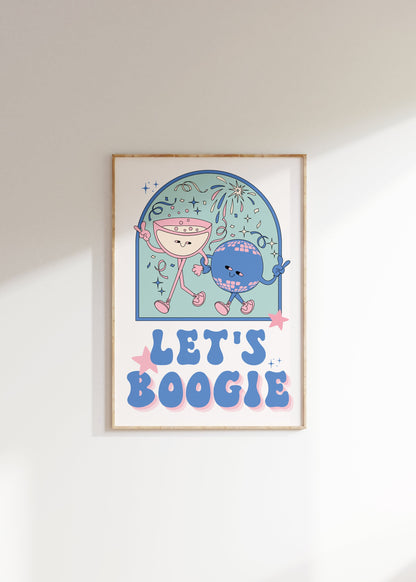 Lets Boogie Print - BYHONEYSTUDIOS