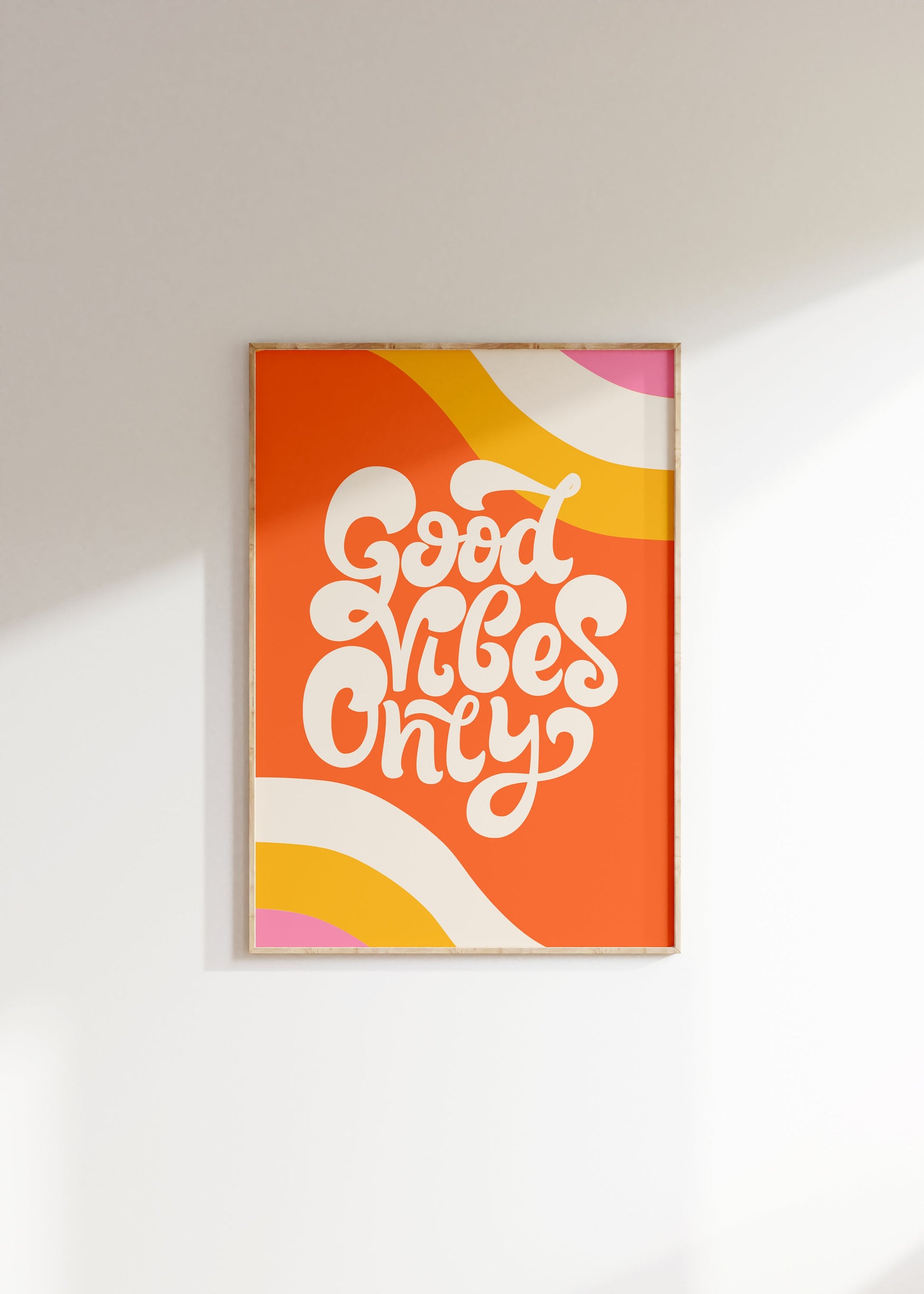 Good Vibes Only Print - BYHONEYSTUDIOS